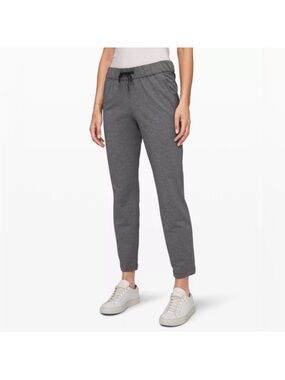 lululemon athletica Charcoal Heather Drawstring Joggers